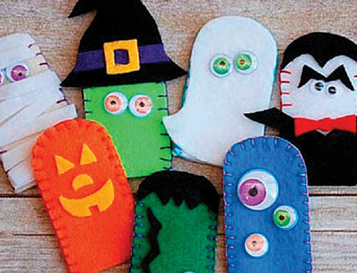 Felt Halloween Finger Puppets Tutorial