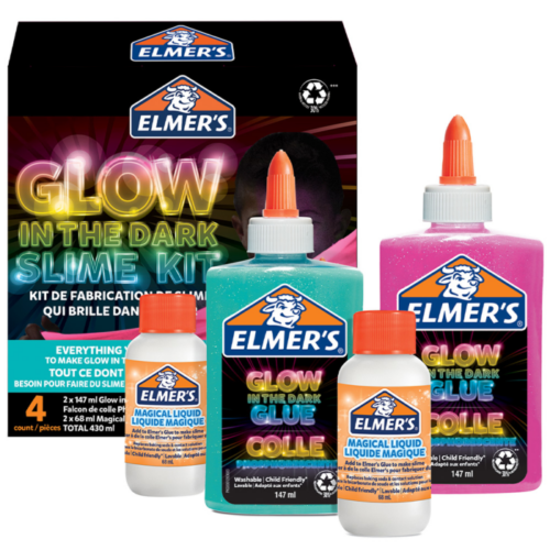Elmer's Liquid School Glue, White, Washable, 946 ml (3 Count) Great for  Making Slime