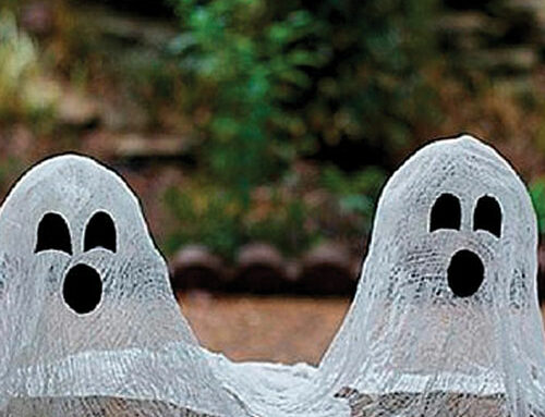 Halloween Cheesecloth Ghost Tutorial