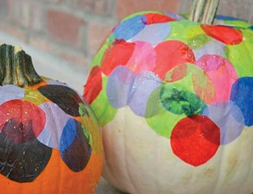 How to Make Mosaic Pumpkins with No Carving
